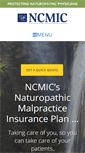 Mobile Screenshot of ncmicnaturopath.com