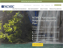 Tablet Screenshot of ncmicnaturopath.com